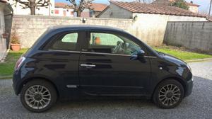 Fiat 500C Lounge 1.2 Cabrio Blu/capote beige