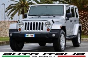 Jeep wrangler unlimited2.8crd sahara+camera+pelle+tel+navi!!
