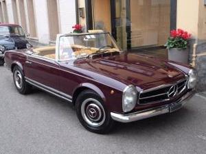 Mercedes-benz 230 sl pagoda - targa oro - auto da museo -