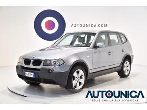 BMW X3 2.0D ATTIVA 4X4 PELLE NERA CERCHI 18' CRUISE