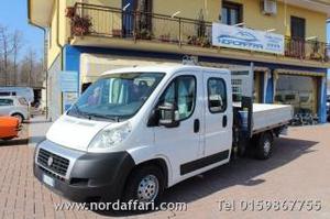 Fiat ducato  mjt plm doppia cabina + gru 7posti