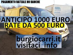 RENAULT Trafic T dCi/100CV PAGAMENTO RATEALE NO BANCHE