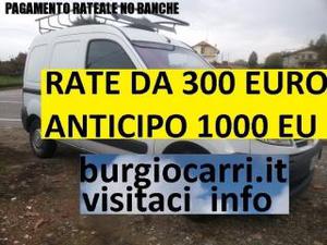 Renault kangoo 1.5 dci/70cv 3p. pagamento a rate no banche