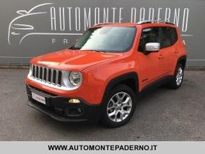 Jeep renegade 1.6 mjt 120 cv limited navi, sensori,