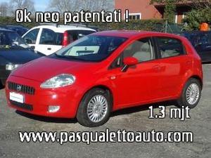 Fiat grande punto ok neo pat. 1.3 mjt 75 cv 5 porte dynamic
