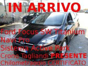 Ford focus 1.6tdci 115cv sw titanium navi pdc automatico