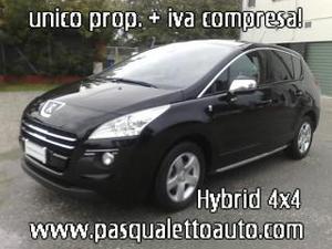 Peugeot x4 iva comp. unico prop. hybrid4 99g