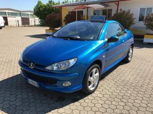 PEUGEOT 206 cabrio 4 posti 1.6 benzina uniproprietario