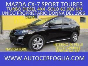 Mazda cx-7 2.2l mzr cd sport tourer 4x4-solo  km!!!