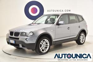 BMW X3 2.0D 4X4 PELLE CERCHI 18' CRUISE SOLO  KM rif.