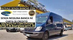 Mercedes-benz sprinter f43l/ pagamento rateale senza