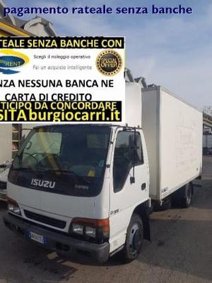 Isuzu npr frigorifero con sponda pagamento senza banche