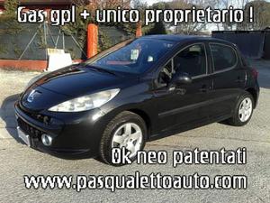 PEUGEOT 207 OK NEO PAT + GPL + UNICO PROP. CV 5p. XT