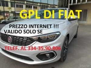 Fiat tipo 5 porte gpl - lounge 1.4 t-jet 120cv