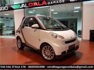 Smart fortwo turbo 62 kw cabrio passion pelle nera