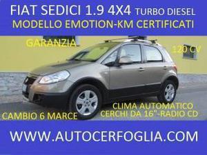 Fiat sedici 1.9 mjt 4x4 emotion-km certificati !!!!