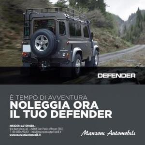 Land rover defender  td4 da noleggiare