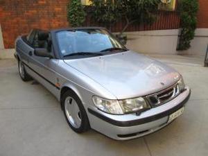 Saab i 16v cabriolet se cabrio capote blu