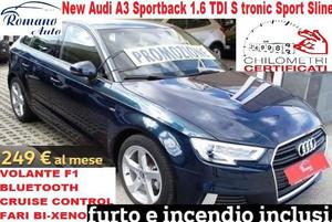New Audi A3 Sportback 1.6 TDI S tronic Sport Sline#Garanzia