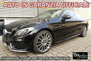 MERCEDES-BENZ C 220 d Cabrio AMG 19&quot; TELECAMERA PELLE