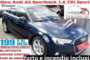 New Audi A3 Sportback 1.6 TDI Sport#Garanzia Uff.Audi Italia