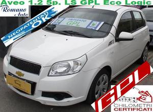 Chevrolet Aveo 1.2 5P. LS GPL ECO Logic#Km Certificati#