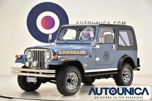 JEEP CJ-7 RENEGADE 2.4D NEOPATENTATI 4X4 GOMMATA 100% GANCIO