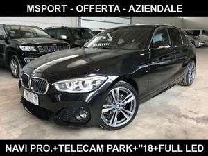 BMW 118 d 5p. Msport +Navi Pro.+&quot;18 M Sport +Telecam.