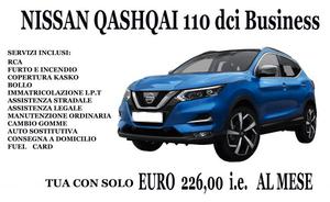 QASHQAI 1.5 DCI TUA CON 226 EURO MESE ALL INCLUSIVE CON NLT