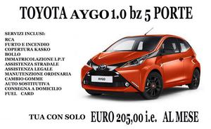 TOYOTA AYGO TUA A205 AL MESE ALL INCLUSIVE CON NLT