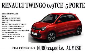 TWINGO 0.9 TCE TUA CON 224 EURO MESE ALL INCLUSIVE CON NLT