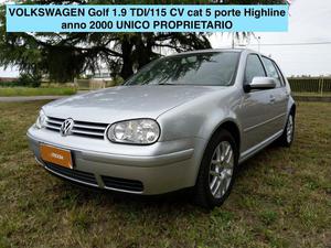 Volkswagen Golf Golf 1.9 TDI/115 CV cat 5 porte Highline