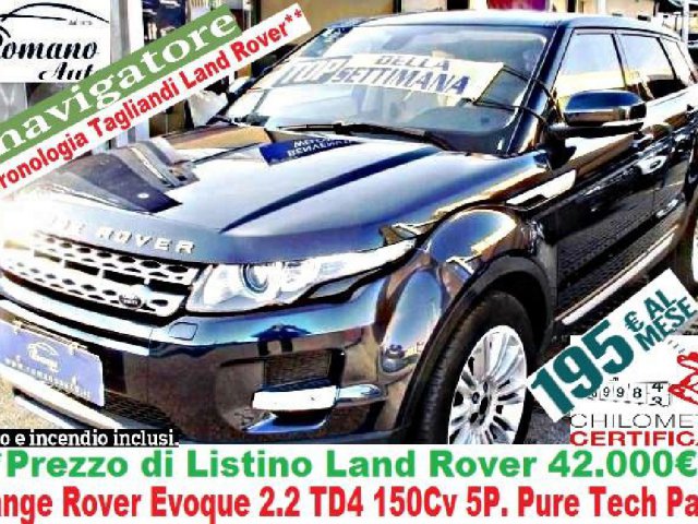 Land Rover Evoque 2.2 TD4 5p. Pure Tech Pack