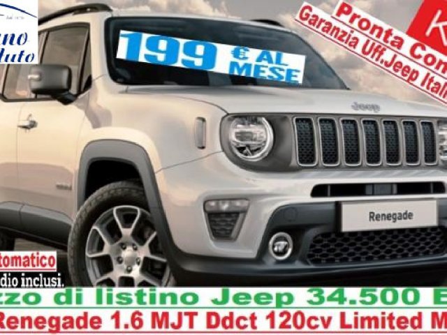 Jeep Renegade Renegade 1.6 Mjt DDCT 120CV Limited