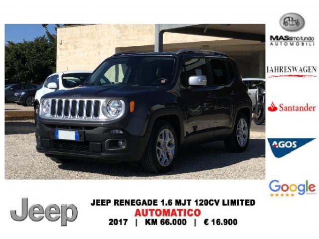 Jeep Renegade 1.6 Mjt DDCT 120CV Limited