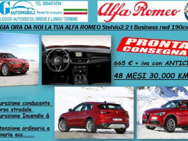 Alfa Romeo Stelvio 2.2 T.diesel 190CV AT8 RWD Bus.