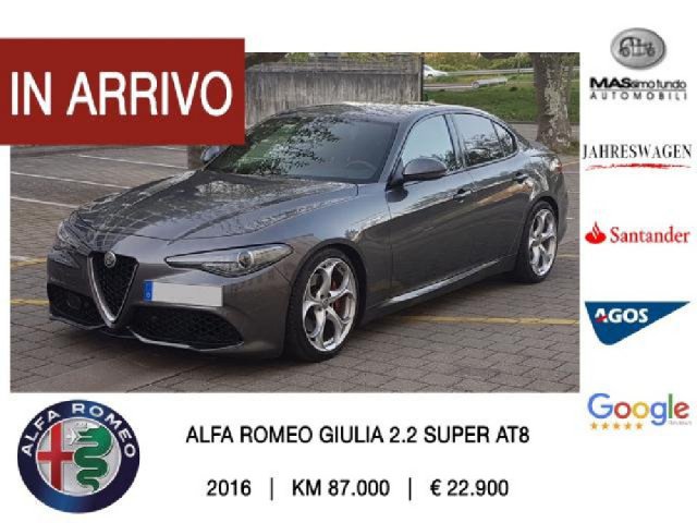 Alfa Romeo Giulia 2.2 Turbodiesel 180 CV AT8 Super